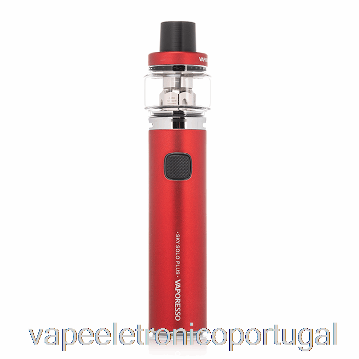 Vape Eletrônico Vaporesso Sky Solo & Solo Plus Starter Kit Solo Plus Edition - Vermelho